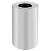 Rubbermaid FGAOT62SAPL Designer Line™ Aluminum Waste Receptacle 55 Gallon 24" Dia. X 35"H