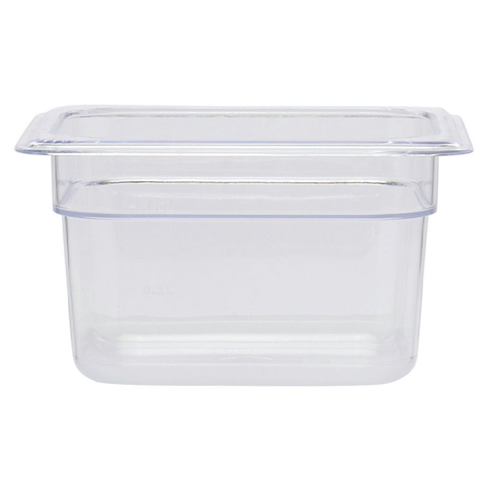 Hubert 66002 - Cold Food Pan, 1/6-size, 4" Deep
