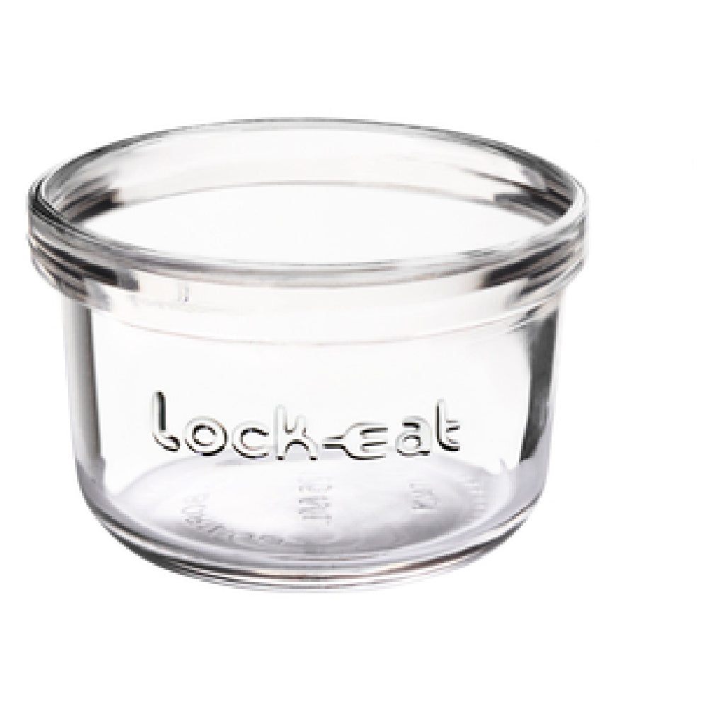 BauscherHepp 11666/01 Food Jar 4-1/4 Oz. 3-1/4" Dia. X 2-1/8"H