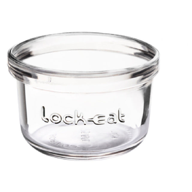BauscherHepp 11666/01 Food Jar 4-1/4 Oz. 3-1/4" Dia. X 2-1/8"H