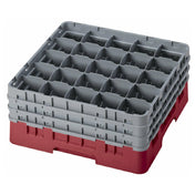Cambro 25S738416 Camrack® Glass Rack With (3) Soft Gray Extenders Full Size