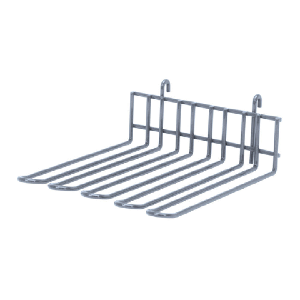 Quantum SG-UH10GY Store Grid Large Utensil Holder 10-1/2"W X 11"D X 4-1/4"H Gray Epoxy Antimicrobial Finish