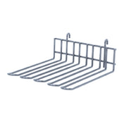 Quantum SG-UH10GY Store Grid Large Utensil Holder 10-1/2"W X 11"D X 4-1/4"H Gray Epoxy Antimicrobial Finish