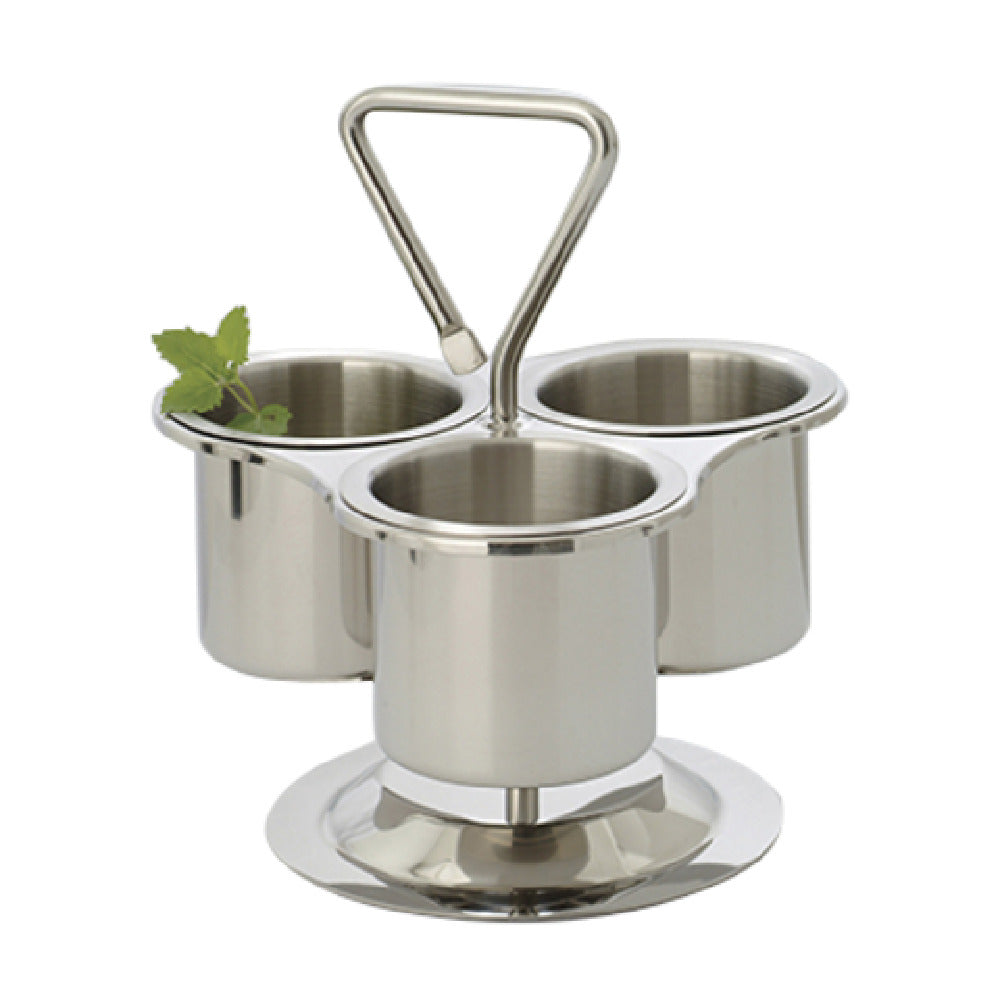 GET Enterprises SSLS-01 Clipper Mill Lazy Susan 10" X 10" (3) Rings (fits SSLSB-01) Stainless Steel