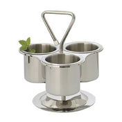 GET Enterprises SSLS-01 Clipper Mill Lazy Susan 10" X 10" (3) Rings (fits SSLSB-01) Stainless Steel