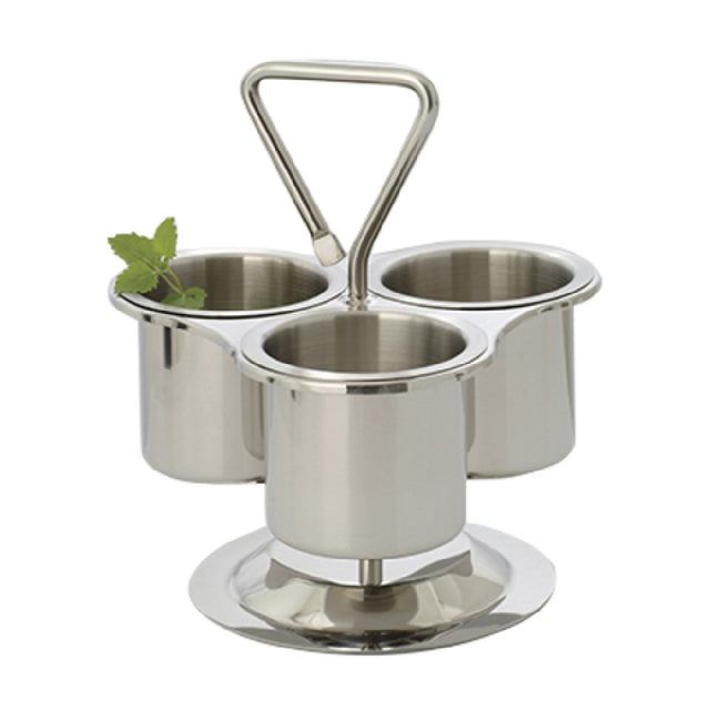 GET Enterprises SSLS-01 Clipper Mill Lazy Susan 10" X 10" (3) Rings (fits SSLSB-01) Stainless Steel