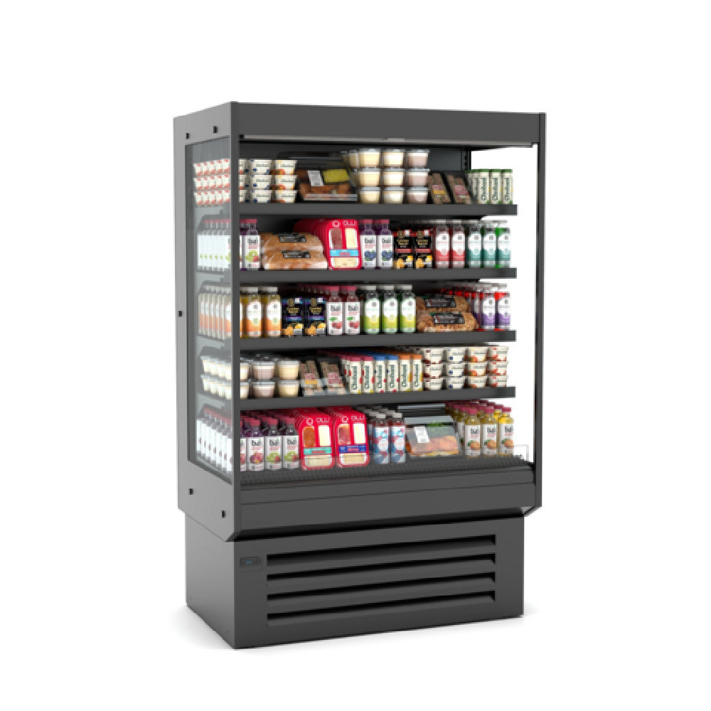 Hussmann S5S4S-VE-QS - (Quick Ship) S-Series Open Vertical Merchandiser, 4 Ft. Self-contained Multi-deck Merchandiser