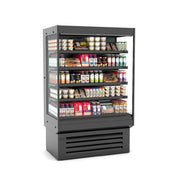Hussmann S5S4S-VE-QS - (Quick Ship) S-Series Open Vertical Merchandiser, 4 Ft. Self-contained Multi-deck Merchandiser