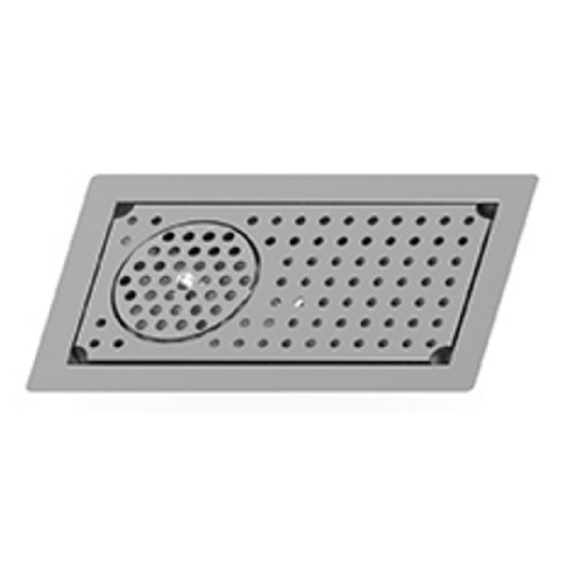 Eagle DIGRT-12 Eagle Spec-Bar® Drop-In Glass Rinser Trough Heavy Gauge Type 300 Stainless Drain Trough