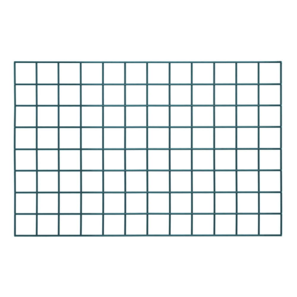 Quantum SG-2436P Store Grid Panel 36"W X 24"H Green Epoxy Antimicrobial Finish