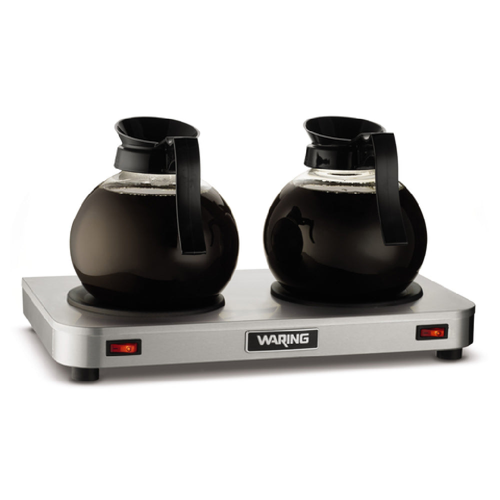 Waring WCW20 - Café Deco™ Coffee Warmer, Double Burner, Low Profile