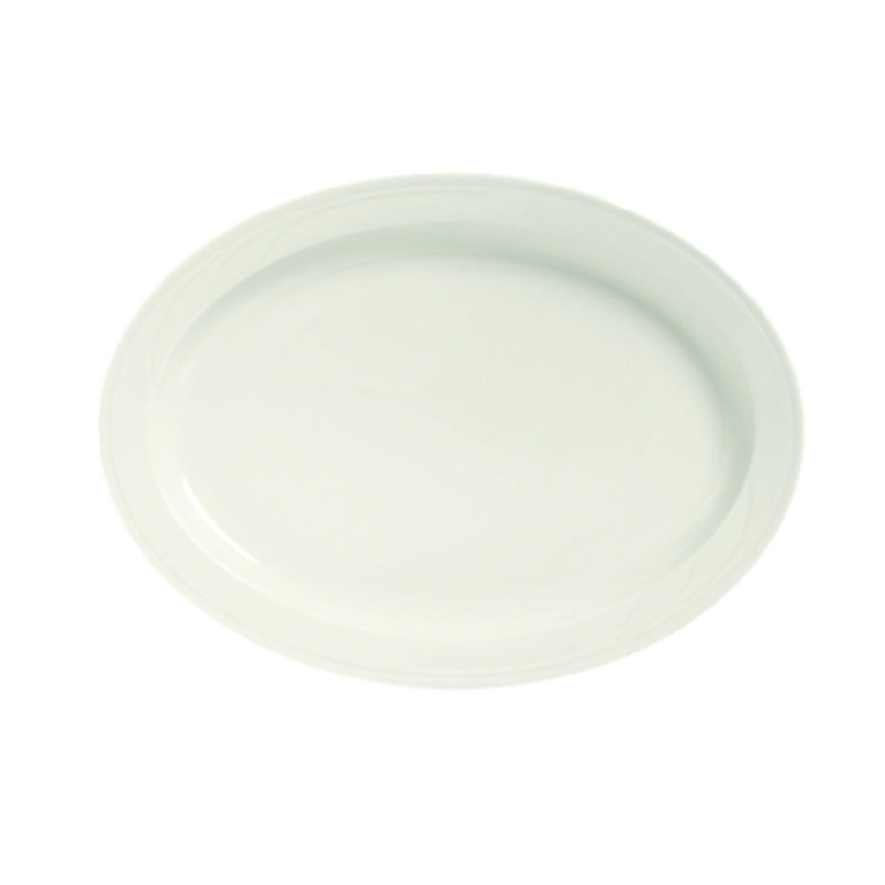 Libbey 950038425 (Formerly Syracuse China) Platter 12" X 8-5/8" Oval