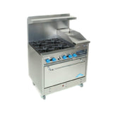 Comstock-Castle F330-12B Range Gas 36" Wide