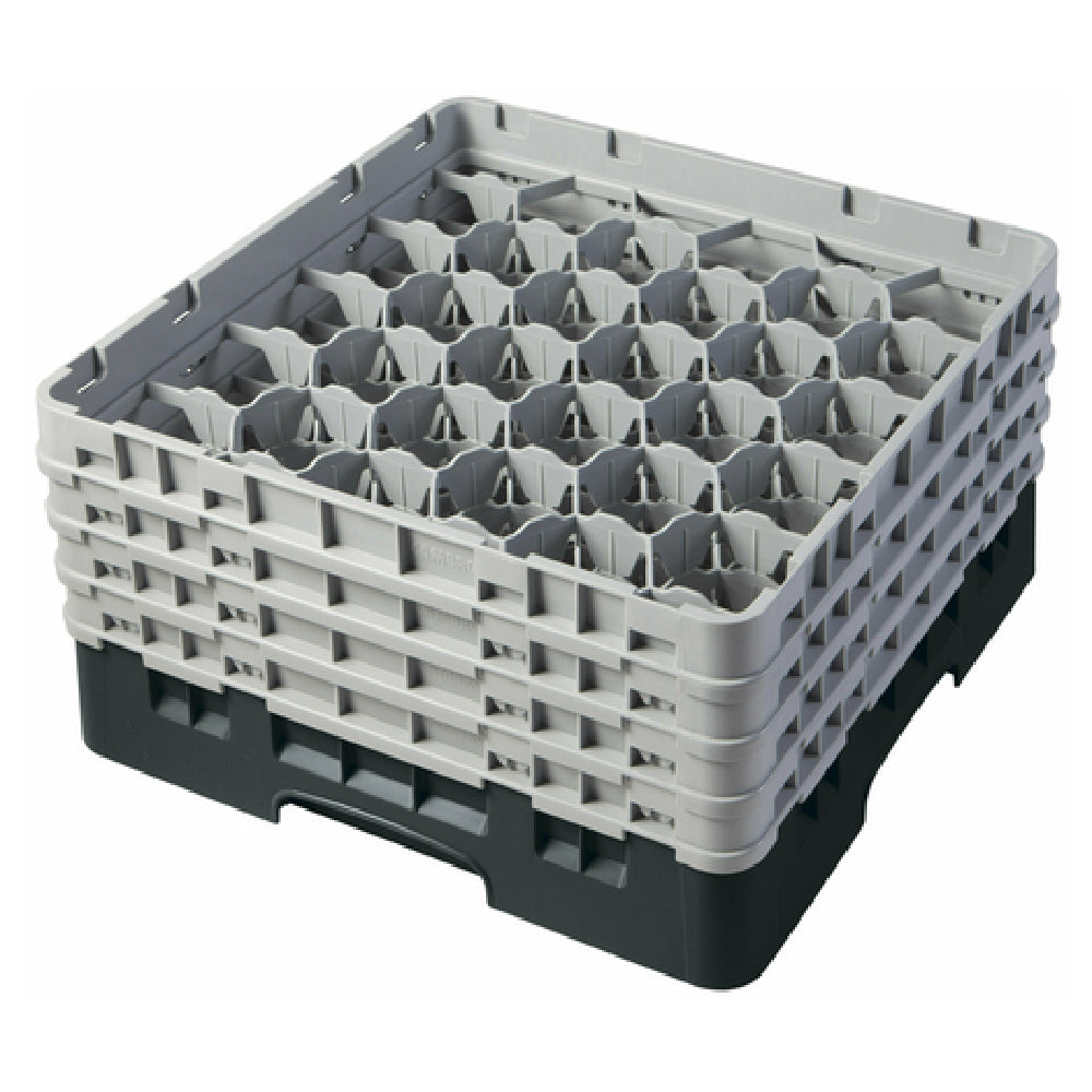 Cambro 30S800110 Camrack® Glass Rack With (4) Soft Gray Extenders Full Size