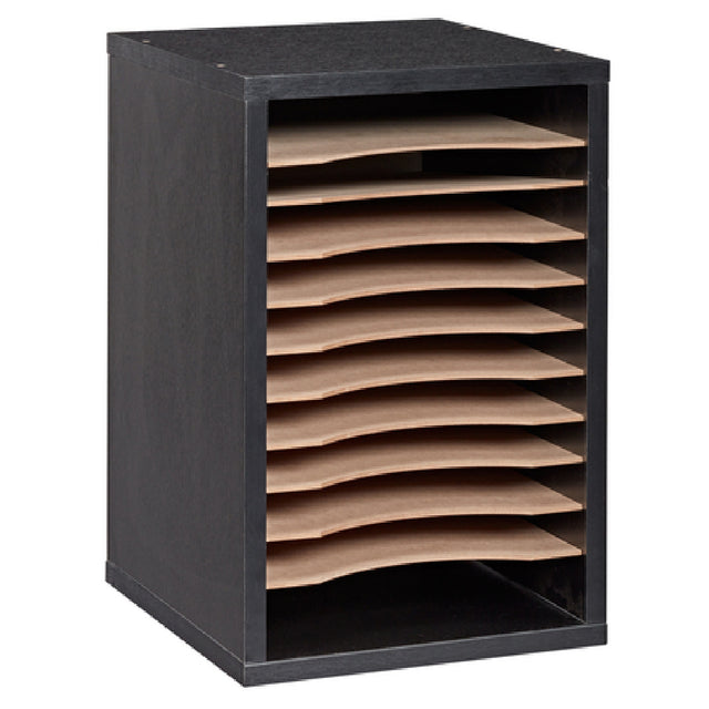 Alpine Industries ADI500-11-BLK Vertical Paper Sorter/Literature File Organizer