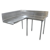 Advance Tabco DTC-K60-84R Korner Clean Dishtable L-shaped Attaches To Right Of Dish Machine Operator