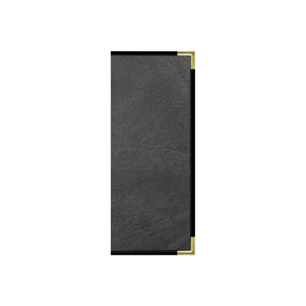 Risch SEVDX-2V 4.25X11 Seville Deluxe Hardback Antibacterial/antimicrobial Faux-leather Menu Cover (specify Color)