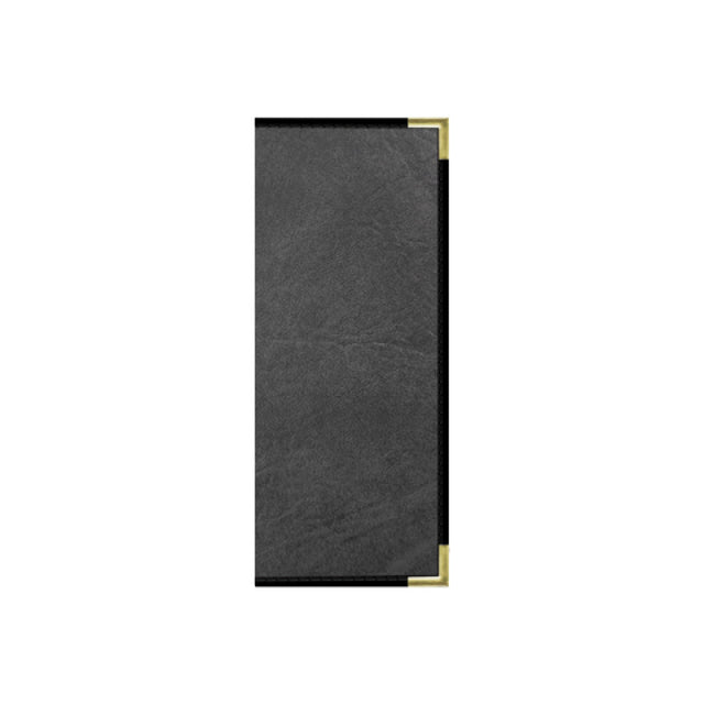 Risch SEVDX-2V 4.25X11 Seville Deluxe Hardback Antibacterial/antimicrobial Faux-leather Menu Cover (specify Color)