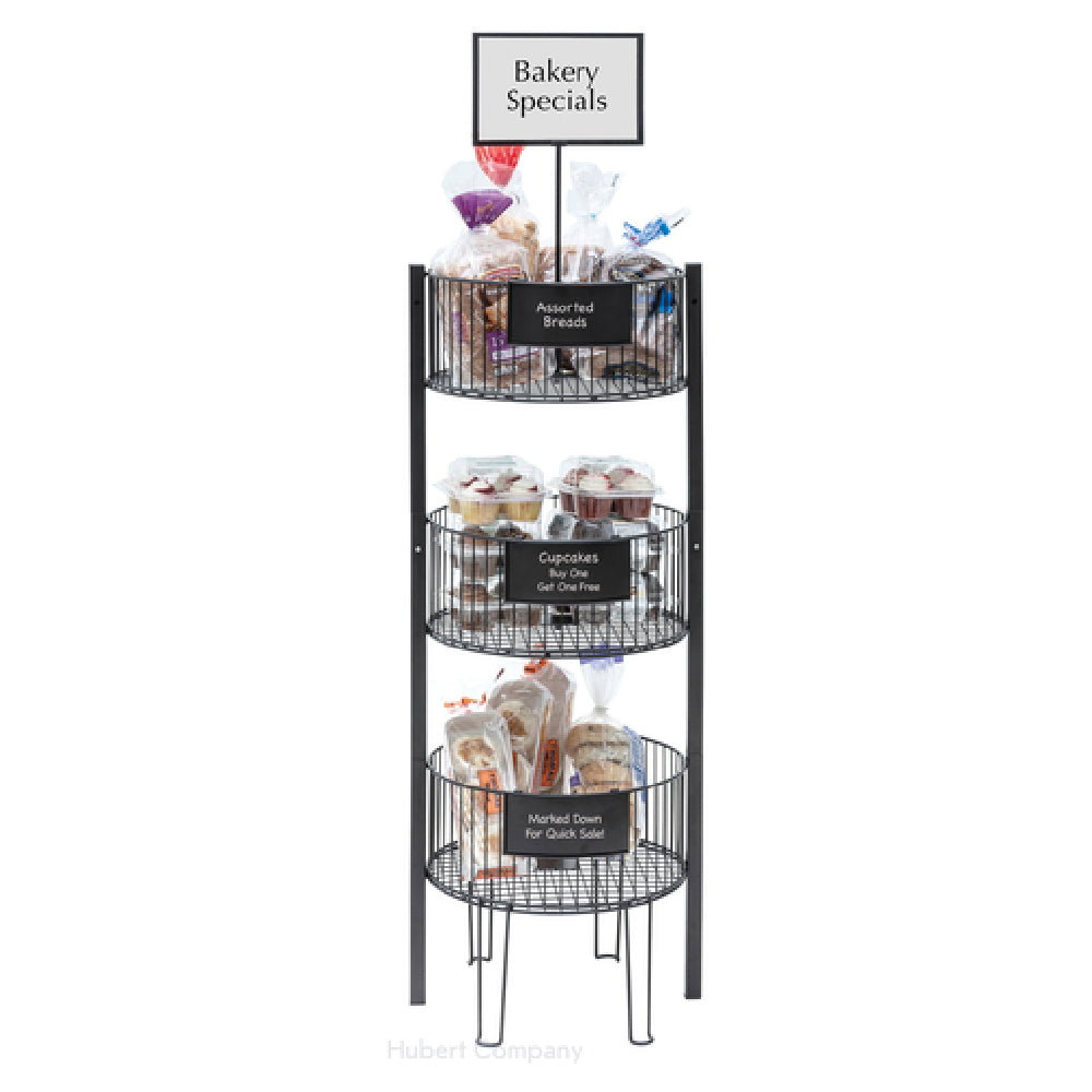 Hubert 46178 - QuickStack™ Dump Bin, 3-tier, 18" Dia. X 60-3/10"H