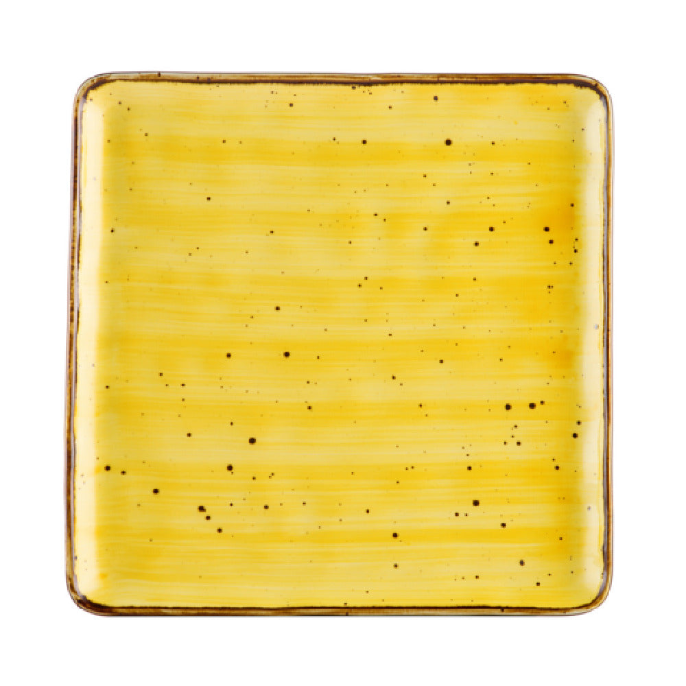 CAC China TUS-SQ16-SFL Tucson Plate 10"L X 10"W X 1/2"H Square