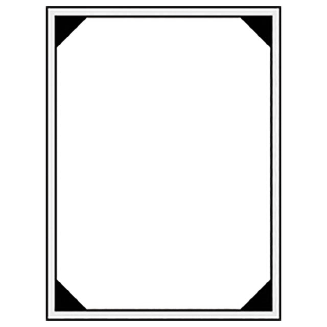 Risch SHERWOOD-1V 5.5X8.5 Sherwood Hardback Faux-wood Menu Cover (specify Color)