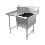 John Boos 1B18244-1D24L-X "B" Series Sink 1-compartment 46"W X 29-1/2"D X 44"H Overall Size