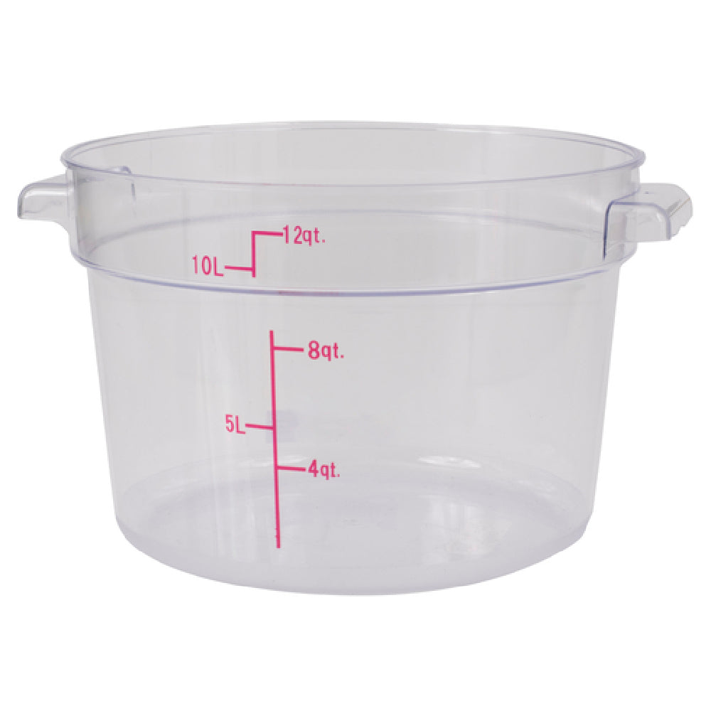 Stanton Trading PCR-12 Food Storage Container Round 12 Qt.