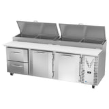 Victory VPPD93HC-2 Pizza Prep Table Powered By V-Core™ Three-section