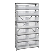 Quantum QSBU-250CL Shelving Unit 12"D X 36"L X 75"H Heavy Duty