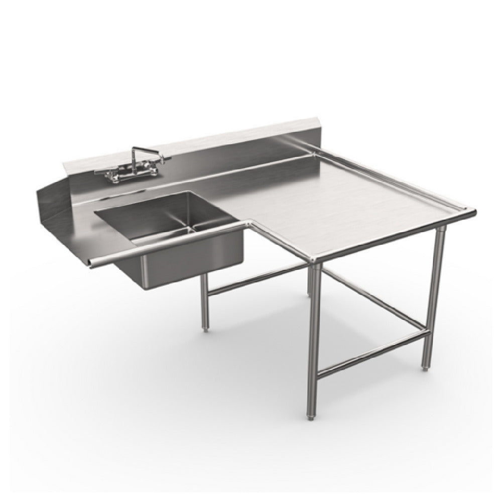 Winholt SDT-16-I-84R Island Soiled Dish Table Right To Left 20"x20 X8"D Pre-rinse Bowl