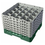 Cambro 20S1114119 Camrack® Glass Rack With (6) Soft Gray Extenders Full Size