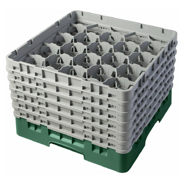 Cambro 20S1114119 Camrack® Glass Rack With (6) Soft Gray Extenders Full Size