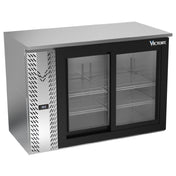 Victory VBBN48HC-F-GS-S - Back Bar Refrigerator, Food Rated, Two-section