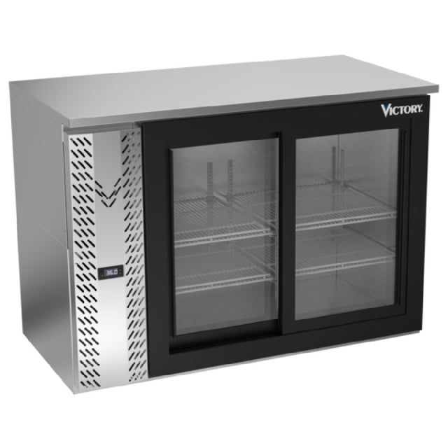 Victory VBBN48HC-F-GS-S - Back Bar Refrigerator, Food Rated, Two-section