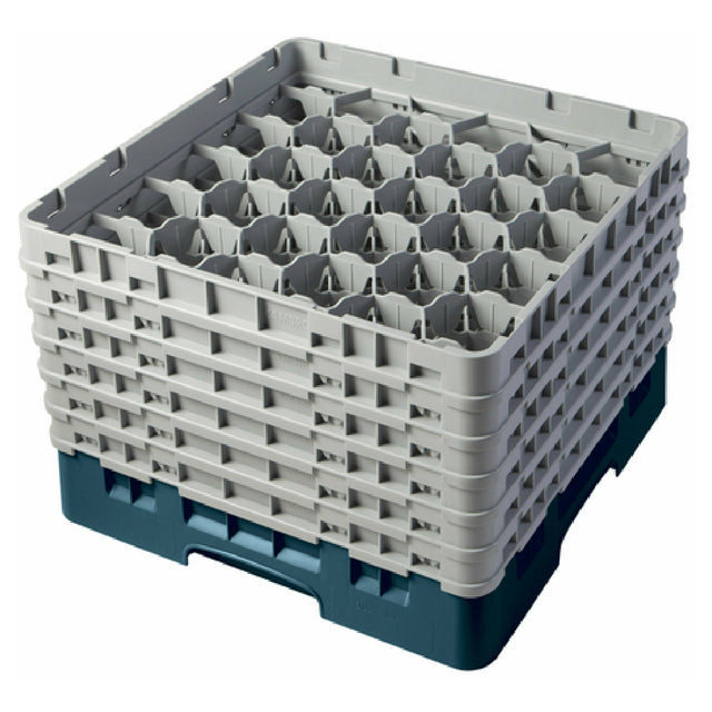 Cambro 30S1114414 Camrack® Glass Rack With (6) Soft Gray Extenders Full Size