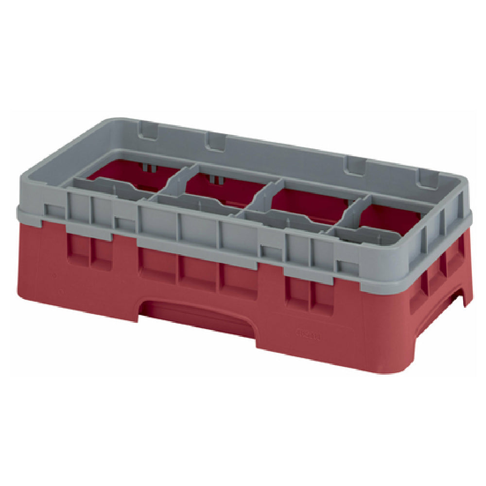 Cambro 8HS318416 Camrack® Glass Rack With Soft Gray Extender Half Size