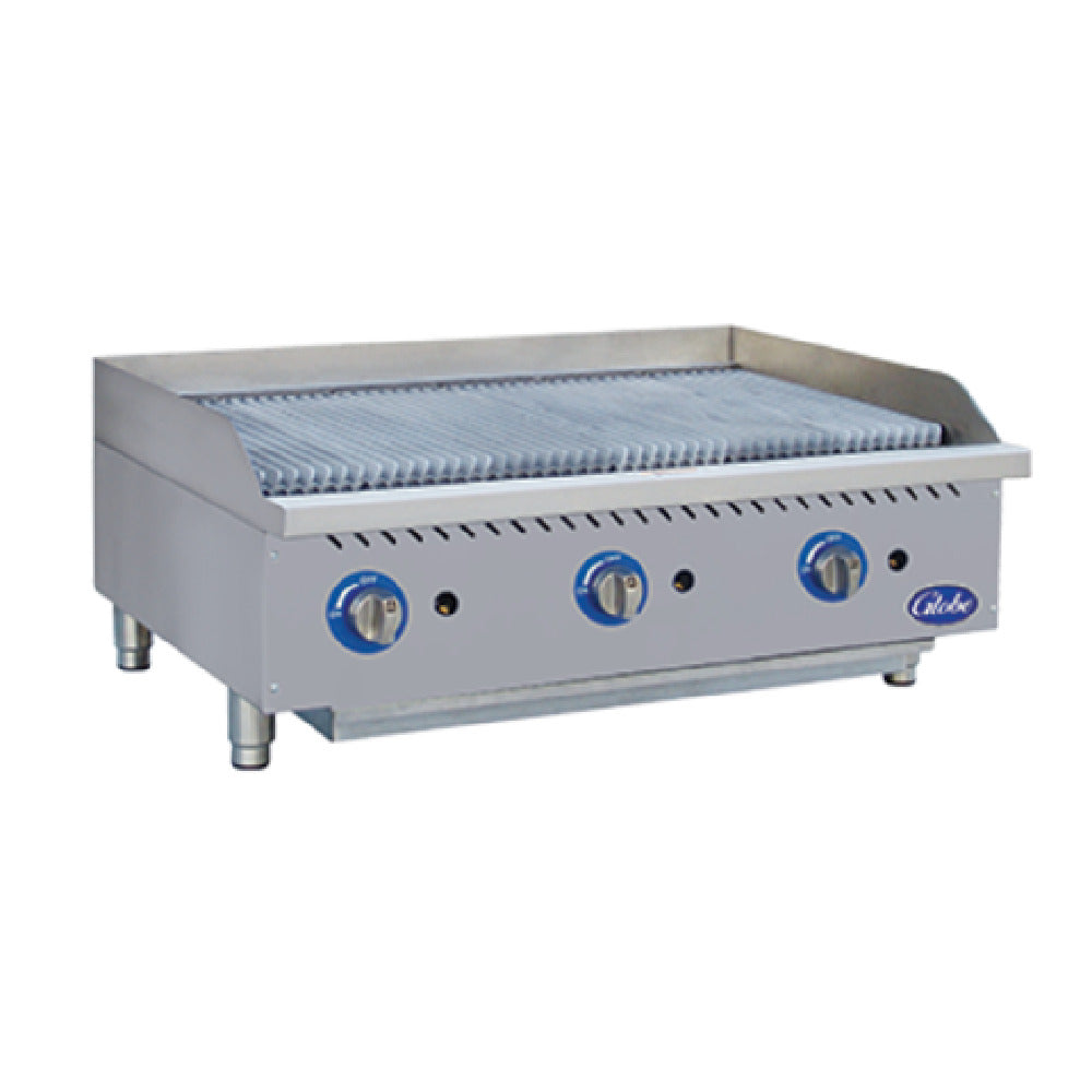 Globe (Middleby) GCB36G-SR - (QUICK SHIP) Gas Charbroiler, Radiant, Countertop