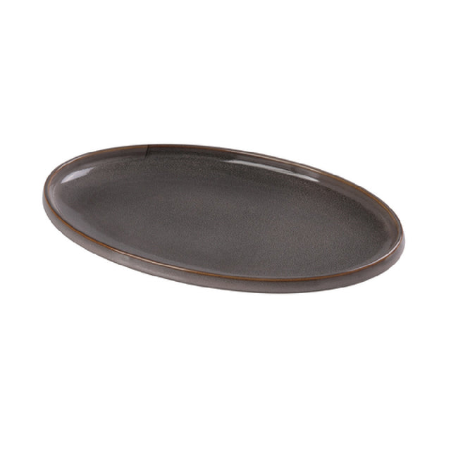 Yanco PK-314 Yanco Peacock Plate 14"W X 9"D X 1-1/2"H Oval