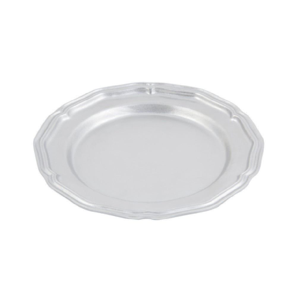 Bon Chef 1034TEAL Queen Anne Dinner Plate 10-1/2" Aluminum With Ceramic-look Coating