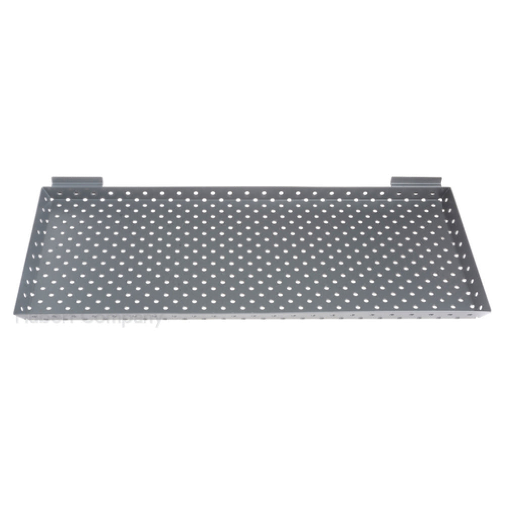 Hubert 77510 - Slatwall Shelf, 24", Perforated