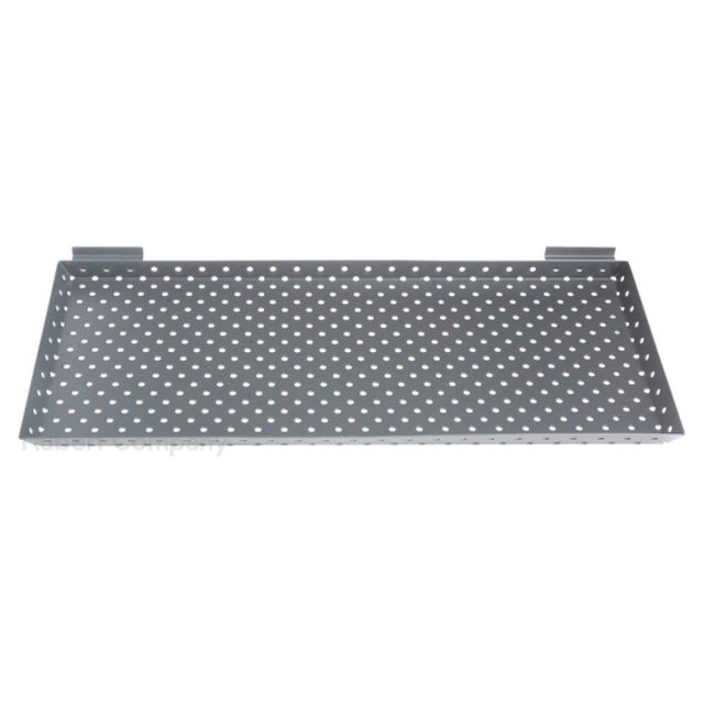 Hubert 77510 - Slatwall Shelf, 24", Perforated