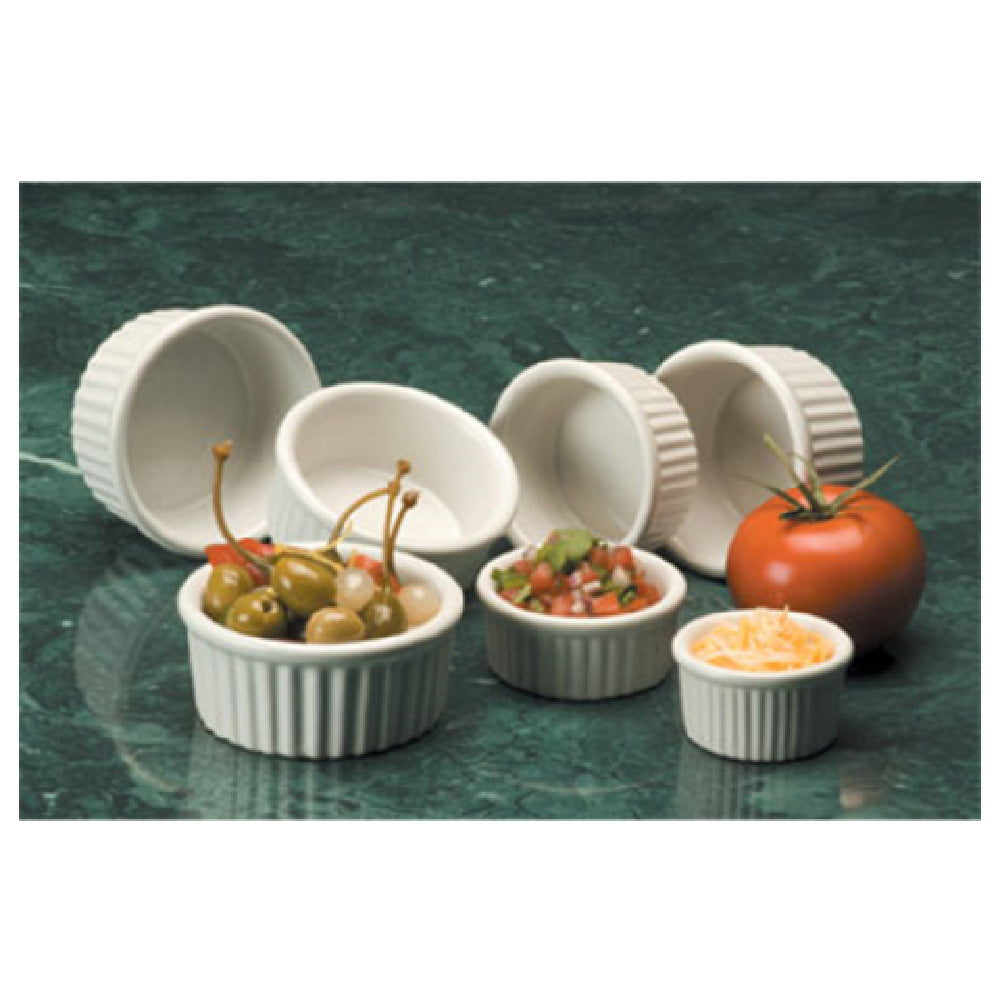American Metalcraft CRMK45 Ceramekins™ Ramekin 4-1/2 Oz. 3-5/8" Dia. X 1-1/2"H