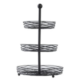 TableCraft Products 12153 - Artisan Collection™ Display Basket, 3-tier, 11-1/2" Dia. X 18"H