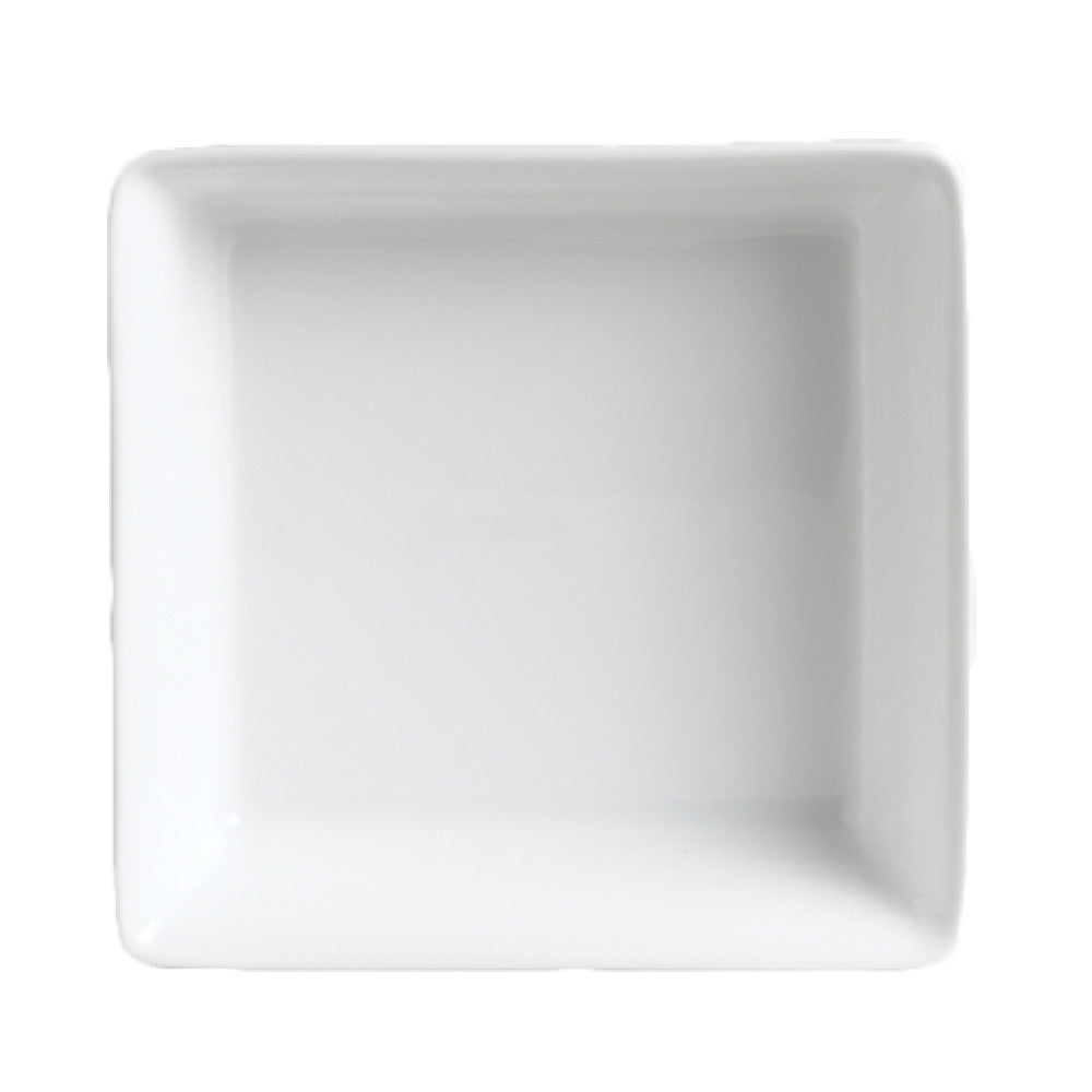 Steelite 6300P100 Square Deep Tray 13.0 Oz 6.0" X 6.0" X 2.0"
