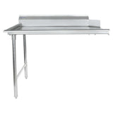 Empura ECDT48L - Clean Dishtable, 48"W X 30"D X 41.5"H, Straight Design