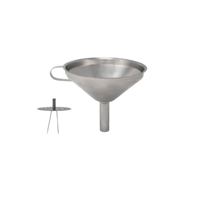 Omcan 80415 (80415) Funnel 5" Diameter Wide Mouth Removable Strainer