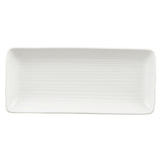 Arc Cardinal EP271 Dudson Evo Pearl Rectangle Tray (L:10.625'' X W:4.75'') Stoneware