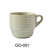 Yanco GO-001 Golden Coast Stackable Cup 3-1/8" Dia. X 2-7/8"H 6 Oz