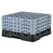 Cambro 25S900110 Camrack® Glass Rack With (4) Soft Gray Extenders Full Size