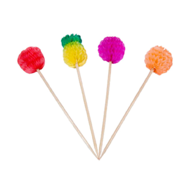 Town 51804/CS Cocktail/Food Pick 4"L Wooden Stem